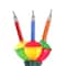 7ct. Multicolor Retro Bubble Mini String Lights